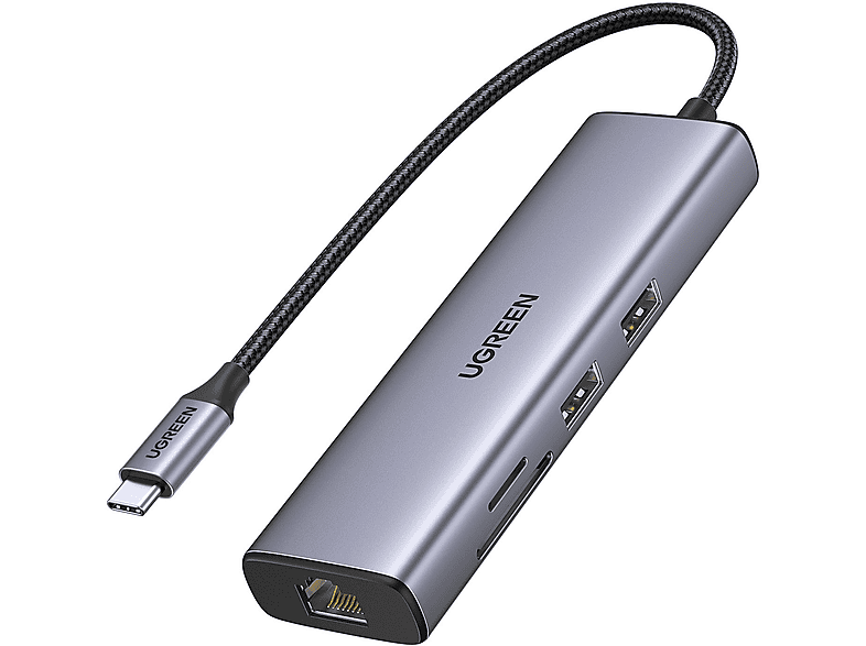 UGREEN Multifunktion USB-C Hub, Gray von UGREEN