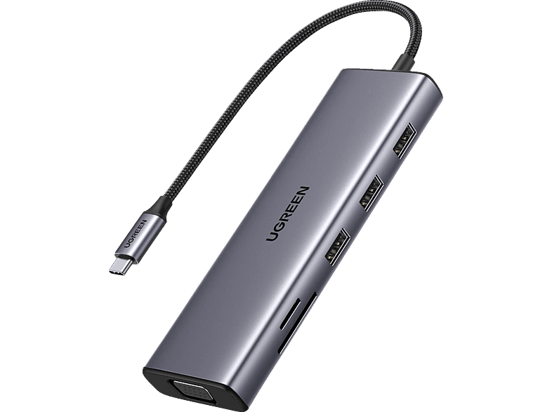UGREEN Multifunktion USB-C Hub, Gray von UGREEN
