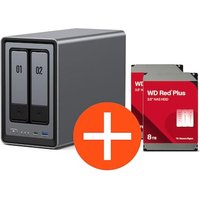 UGREEN NASync DXP2800 NAS System 2-Bay 16TB inkl. 2x WD WD80EFPX NAS HDD - 8 TB UGREEN NASync DXP2800 NAS System 2-Bay 16TB inkl. 2x WD WD80EFPX NAS HDD - 8 TB von UGREEN