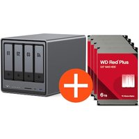 UGREEN NASync DXP4800 NAS System 4-Bay 24TB inkl. 4x WD WD60EFPX NAS HDD - 6 TB UGREEN NASync DXP4800 NAS System 4-Bay 24TB inkl. 4x WD WD60EFPX NAS HDD - 6 TB von UGREEN