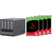UGREEN NASync DXP4800 NAS System 4-Bay 32TB inkl. 4x Seagate IronWolf ST8000VN002 8 TB von UGREEN