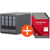 UGREEN NASync DXP4800 NAS System 4-Bay 32TB inkl. 4x WD WD80EFPX NAS HDD - 8 TB UGREEN NASync DXP4800 NAS System 4-Bay 32TB inkl. 4x WD WD80EFPX NAS HDD - 8 TB von UGREEN