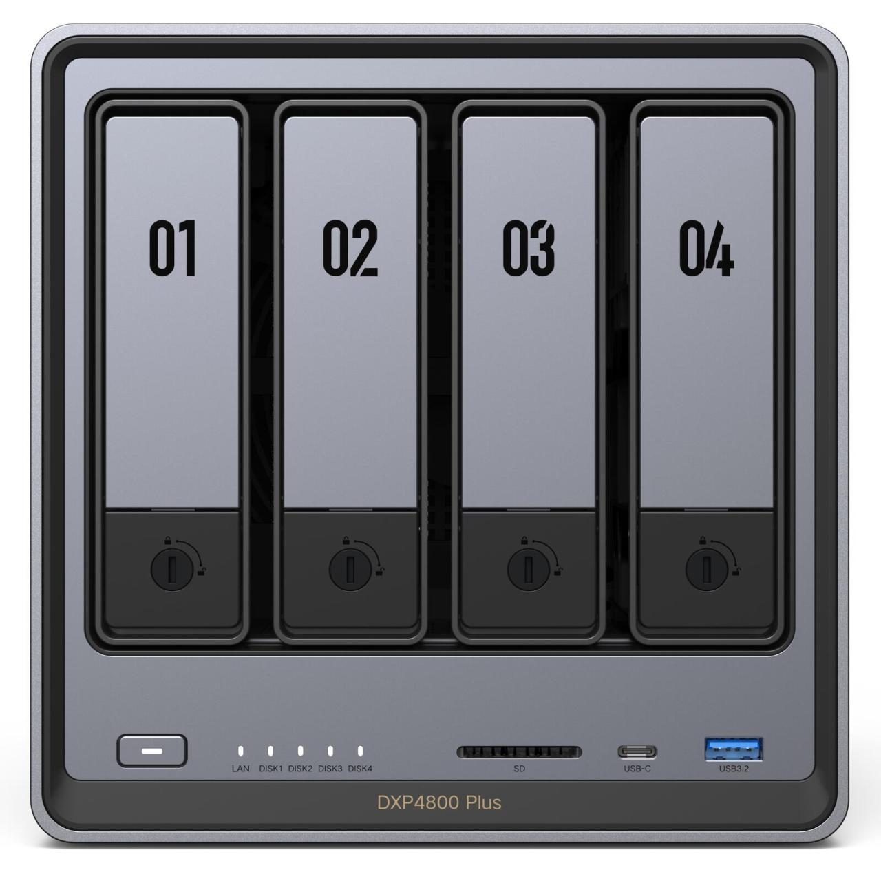 UGREEN NASync DXP4800 Plus 4 Einschübe NAS-Server Leergehäuse (35261) von UGREEN