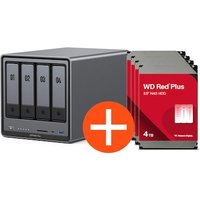 UGREEN NASync DXP4800 Plus NAS System 4-Bay 16TB inkl. 4x WD WD40EFPX NAS HDD - 4 TB UGREEN NASync DXP4800 Plus NAS System 4-Bay 16TB inkl. 4x WD WD40EFPX NAS HDD - 4 TB von UGREEN