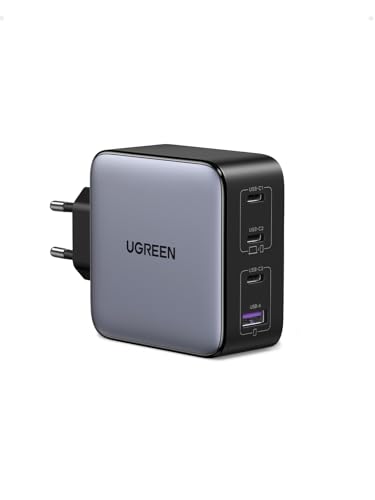 UGREEN Nexode 100W USB C Ladegerät GaN USB C Netzteil 4 Ports Charger PD Ladegerät mit PPS kompatibel mit MacBook Pro, iPhone 15 Pro Max/15 Pro/14 Pro/14 Pro Max, iPad Pro, S24 Ultra, S24+ usw von UGREEN