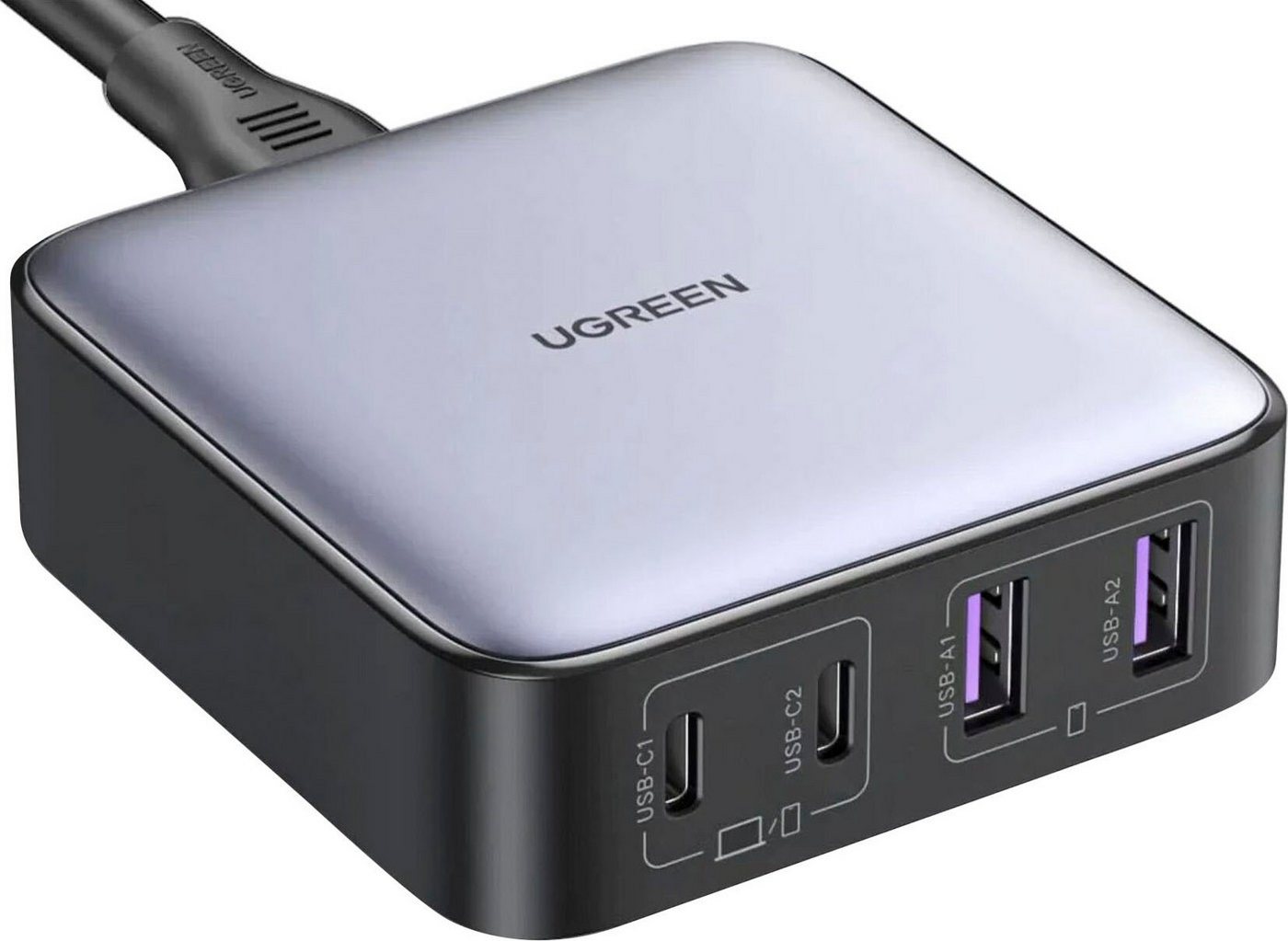 UGREEN Nexode 2*USB-A + 2*USB-C 65W Desktop Fast Charger USB-Ladegerät UGREEN Nexode 2*USB-A + 2*USB-C 65W Desktop Fast Charger USB-Ladegerät von UGREEN