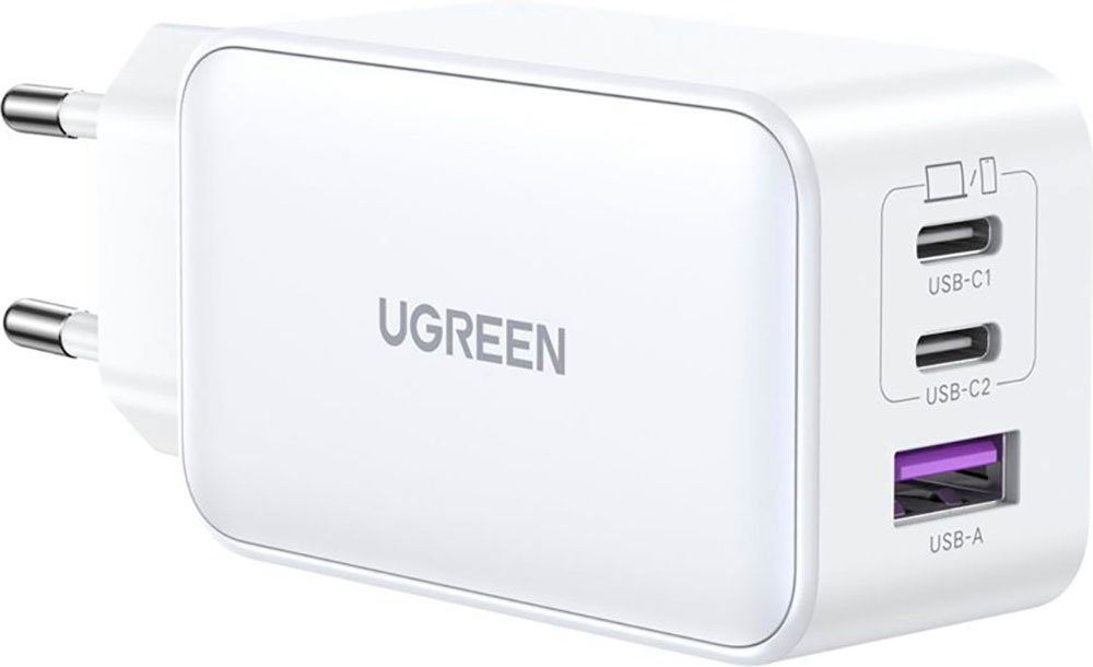 UGREEN Nexode USB-A+2*USB-C 65W GaN Tech Fast Charger USB-Ladegerät UGREEN Nexode USB-A+2*USB-C 65W GaN Tech Fast Charger USB-Ladegerät von UGREEN