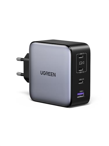 UGREEN Nexode USB C Ladegerät 200W GaN Netzteil 4 Ports PD 3.1 Charger 140W Multiports Schnellladegerät unterstützt PPS kompatibel mit MacBooks, iPhone Serien, Galaxy Serien usw von UGREEN