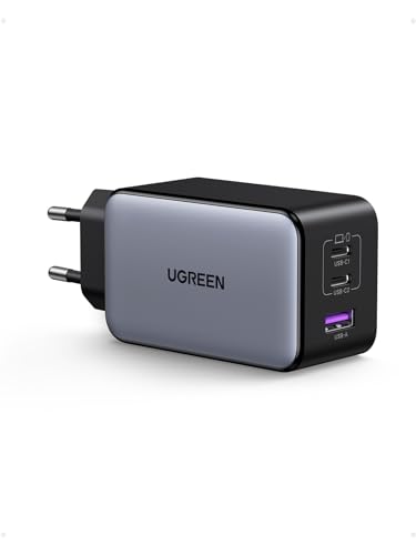 UGREEN Nexode X USB C Ladegerät 100W Mini GaN Charger 3-Port PD Netzteil Kompaktes Schnellladegerät PPS 45W Kompatibel mit MacBook Pro, iPhone 15 Pro Max, Galaxy S24 Ultra, Vision Pro von UGREEN