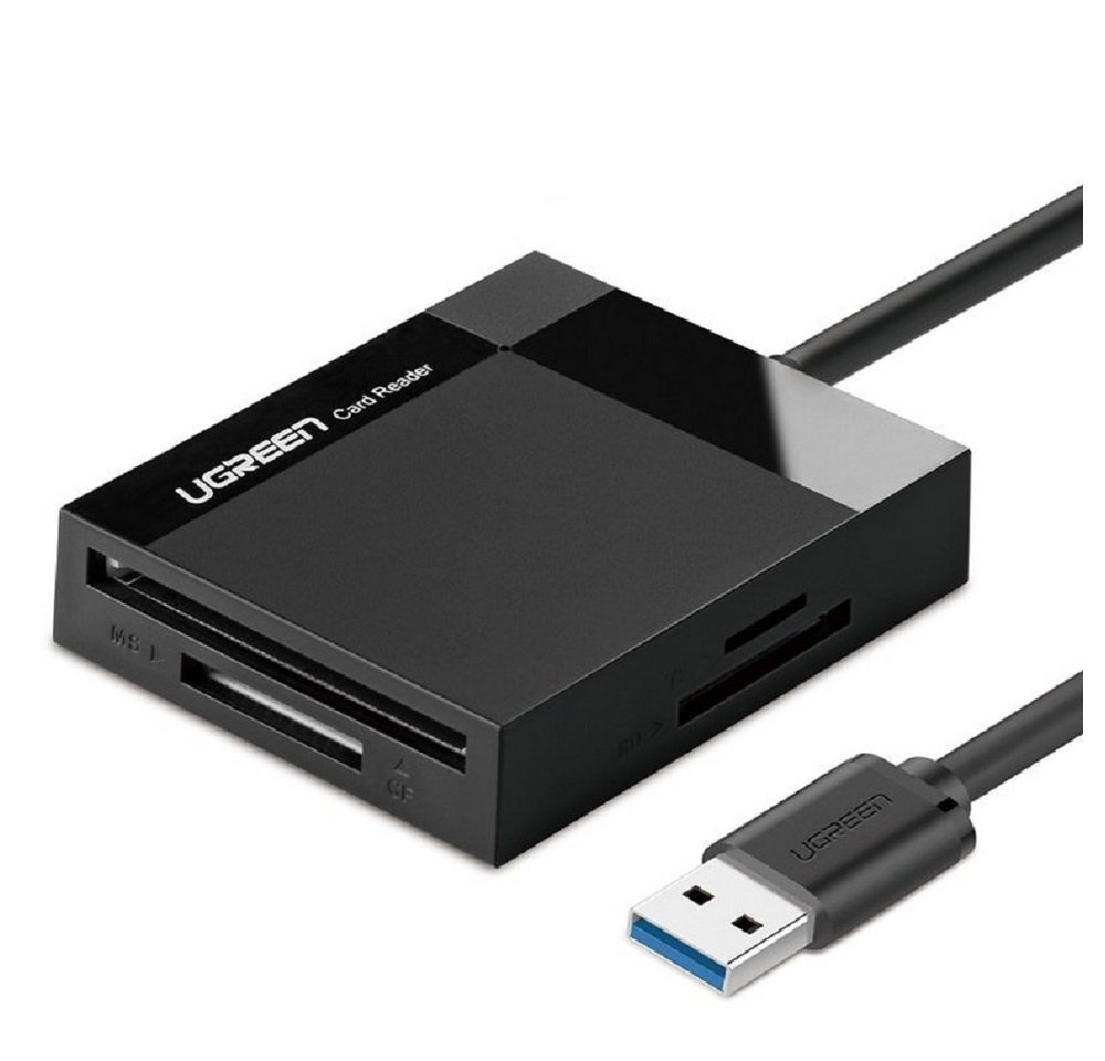 UGREEN Speicherkartenleser 4in1 USB 3.0 SD / micro SD / CF / MS Kartenleser Cardreader von UGREEN