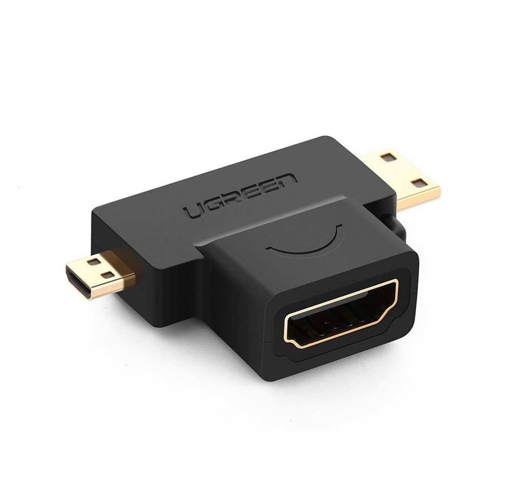 UGREEN Stecker HDMI Typ A (weiblich) auf Mini HDMI (männlich) / micro HDMI HDMI-Adapter von UGREEN