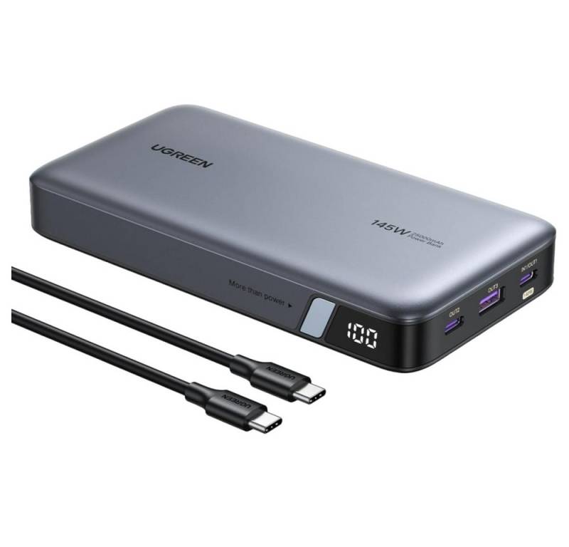 UGREEN Two-way Fast Charge 25000mAh/145W - Powerbank - grau/schwarz Powerbank von UGREEN