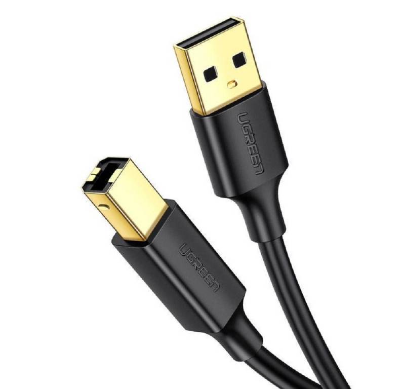 UGREEN US135 Drucker Kabel USB 2.0 vergoldet 2 Meter Kabel USB A auf USB B USB-Kabel von UGREEN