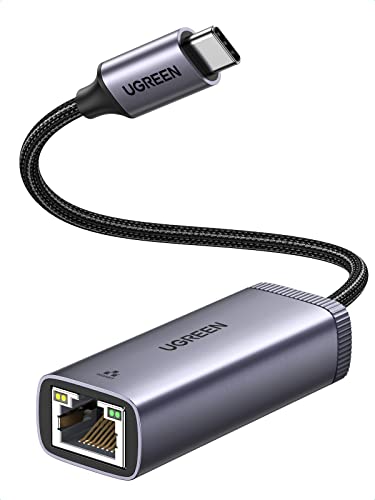 UGREEN USB C Ethernet Adapter Gigabit LAN Adapter USB C Netzwerkadapter kompatibel mit iPhone 15 Pro Max, Galaxy S24 Ultra,S24,S23+,MacBook Air/Pro,iPad Pro/Air, Surface Pro 9 usw. von UGREEN