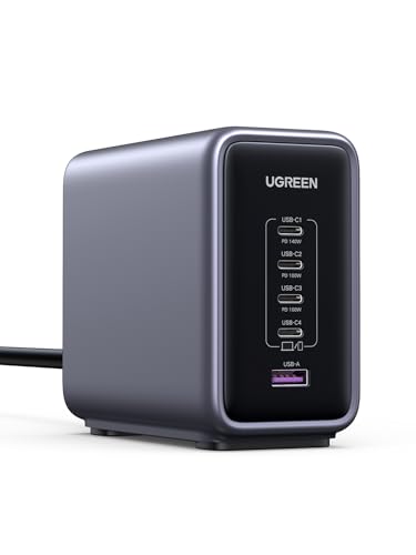 UGREEN USB C Ladegerät, Nexode 300W Charger PD 3.1 GaN Netzteil 5 Ports PPS kompatibel mit MacBook Pro 2021 16", MacBook Air, Surface Book, iPhone 16 Pro Max, 16 Pro UGREEN USB C Ladegerät, Nexode 300W Charger PD 3.1 GaN Netzteil 5 Ports PPS kompatibel mit MacBook Pro 2021 16", MacBook Air, Surface Book, iPhone 16 Pro Max, 16 Pro von UGREEN