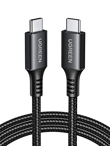 UGREEN USB C Kabel PD 3.0 60W USB C auf USB C Ladekabel PPS Schnellladekabel USB C kompatibel mit iPhone 16/15, Galaxy S24 S23 S22 A55 A35 A15, 2024 iPad Pro/Air, Pixel 9, Spielkonsolen usw. (0.5M) von UGREEN