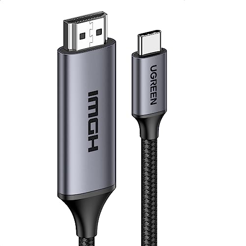 UGREEN USB C auf HDMI 2.1 Kable 8K@60Hz 4K@240Hz Type C auf HDMI Ultra-High-Speed-Kabel HDR HDCP 2.3 Thunderbolt 4/3 Kompatible with iPhone 15 MacBook Pro/Air, iPad Pro, Galaxy S23, Steam Deck (2M) von UGREEN