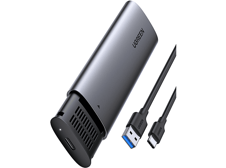 UGREEN USB-C auf M.2 Mobiles Festplattengehäuse, Gray UGREEN USB-C auf M.2 Mobiles Festplattengehäuse, Gray von UGREEN