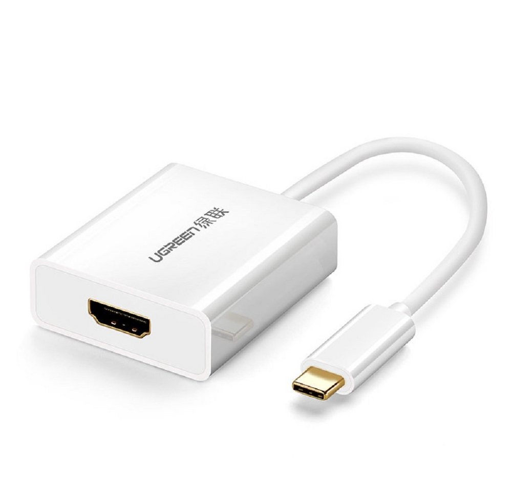 UGREEN USB Typ C (Stecker) auf HDMI (Buchse) Adapter Konverter weiß USB-Adapter von UGREEN