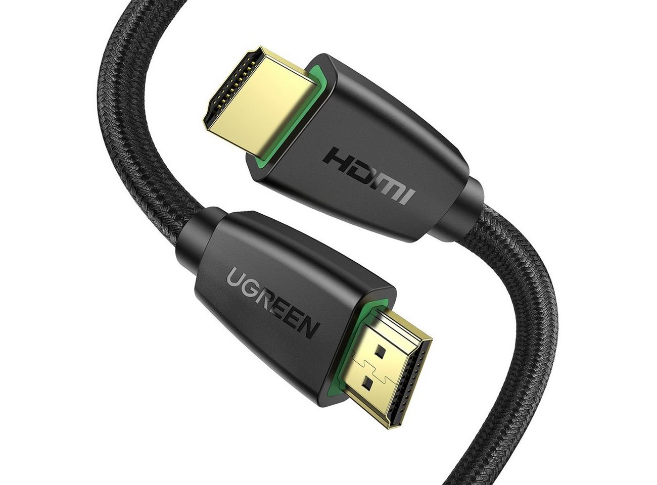 UGREEN Ugreen HDMI 2.0 4K UHD Kabel schwarz HDMI-Kabel, (500 cm) von UGREEN