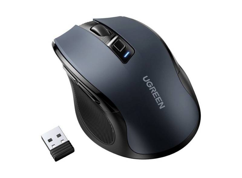 UGREEN Ugreen Optische USB-Funkmaus 2,4 GHz 4000 DPI schwarz Maus von UGREEN