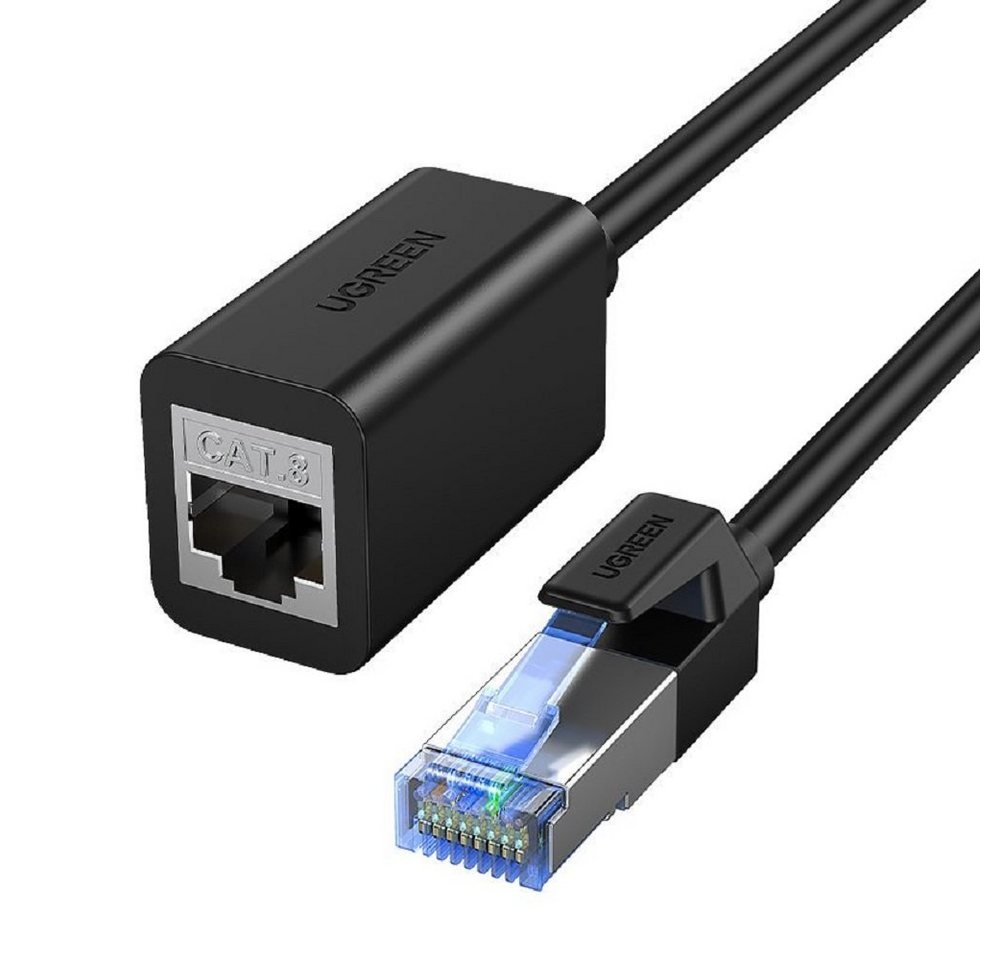 UGREEN Verlängerungskabel Ethernet RJ45 Cat8 40000 Mbit/s Verlängerungskabel, (2 cm) von UGREEN