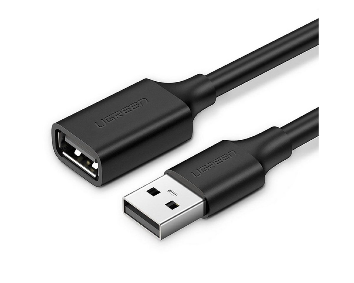 UGREEN Verlängerungskabel Universalkabel USB 2.0 Hi-Speed Adapter 5m USB-Kabel, (500 cm) von UGREEN