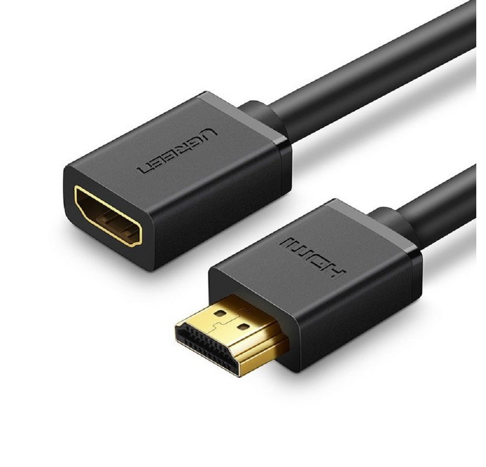 UGREEN Verlängerungskabel weiblich - HDMI männlich 19 Pin 1.4v 4K 60Hz 30AWG HDMI-Kabel, (50 cm) von UGREEN