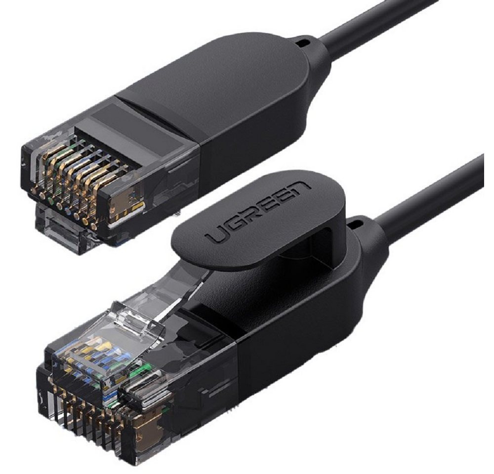 UGREEN flaches Internetkabel patchcord RJ45 Cat 6A UTP 1000Mbp LAN-Kabel, (200 cm) von UGREEN