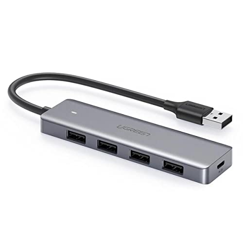 Ugreen 4-Port USB 3.0 Hub USB Multiplexer Adapter, grau von UGREEN