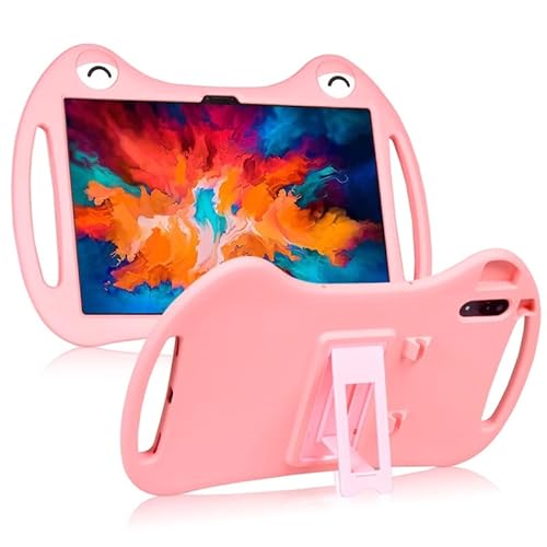 UHCOM Kinderhülle für Teclast T50 11 Zoll Klappbare verstellbare Ständerabdeckung mit Stifthalter für Teclast T50 11'' Silicon Protect Shell (Color : Pink, Size : for Teclast T50 11 inch) von UHCOM