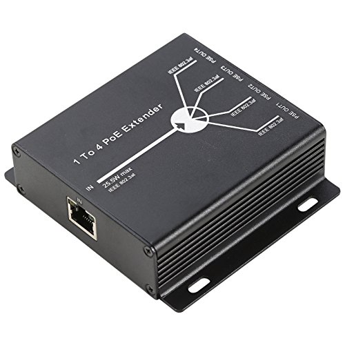 UHPPOTE 10/100M 4 Häfen PoE Extender Oben nach für Netzwerk AP IP Kamera Telefon Ausrüstung von UHPPOTE