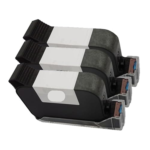 UHRSERNJ Kompatibel mit 1/3/5 Stück Druckertinte IQ800 Quick Dry 12,7 mm A Level Black Adhesion Handheld Online-Tintenstrahldrucker(3PCS) von UHRSERNJ
