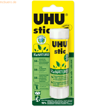 10 x Uhu Klebestift Stic ReNature 40g Blister 10 x Uhu Klebestift Stic ReNature 40g Blister von UHU