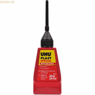 10 x Uhu Kunststoffkleber / Modellbaukleber Plast Spezial Flasche 30g 10 x Uhu Kunststoffkleber / Modellbaukleber Plast Spezial Flasche 30g von UHU
