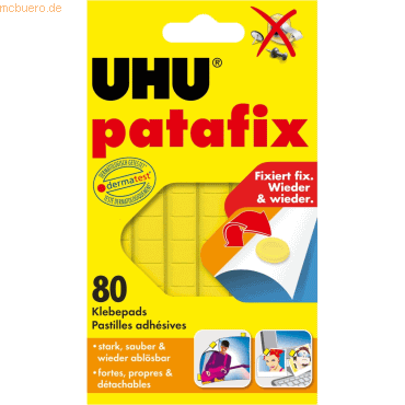 12 x Uhu Klebepads patafix Original gelb VE=80 Stück 12 x Uhu Klebepads patafix Original gelb VE=80 Stück von UHU