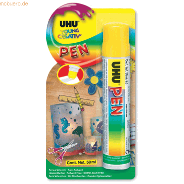 12 x Uhu Klebepen Young Creativ ohne Lösungsmittel transparent VE=50ml 12 x Uhu Klebepen Young Creativ ohne Lösungsmittel transparent VE=50ml von UHU