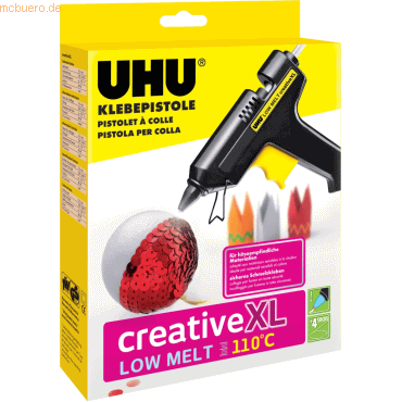 5 x Uhu Heißklebepistole creative XL Low Melt von UHU