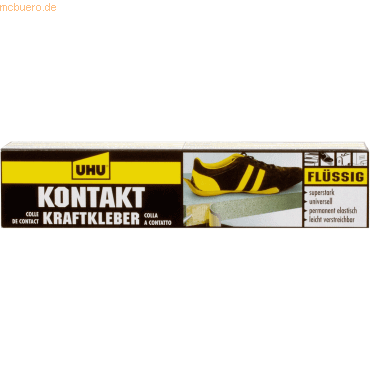 5 x Uhu Kontakt-Kraftkleber flüssig Tube 120g von UHU