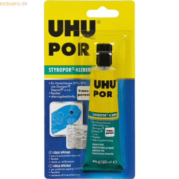 6 x Uhu Kontaktklebstoff Por Tube 40g von UHU