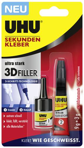UHU 3D Filler Sekundenkleber 45480 1 Set UHU 3D Filler Sekundenkleber 45480 1 Set von UHU