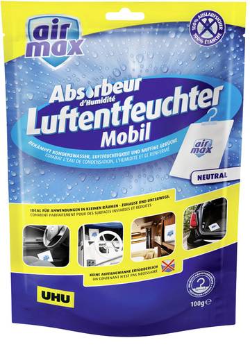 UHU 47140 airmax Luftentfeuchter 100g von UHU