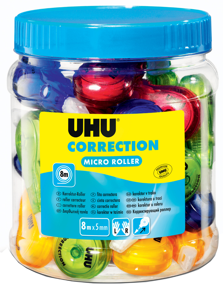 UHU Einweg-Mini-Korrekturroller Micro, 25er Bonboniere von UHU