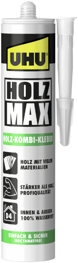 UHU Holzkonstruktions-Klebstoff HOLZMAX, 380 g Kartusche UHU Holzkonstruktions-Klebstoff HOLZMAX, 380 g Kartusche von UHU