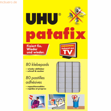 UHU Klebepads tac patafix weiß VE=80 Stück UHU Klebepads tac patafix weiß VE=80 Stück von UHU