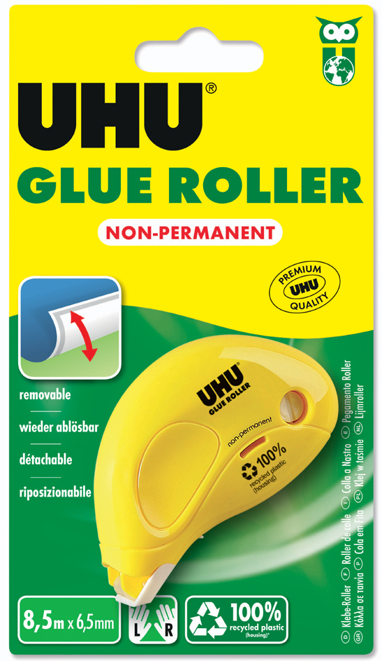 UHU Kleberoller Dry & Clean Roller, non-permanent von UHU