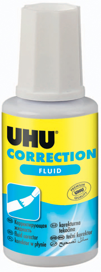UHU Korrekturflüssigkeit Correction Fluid, weiß, 20 ml von UHU