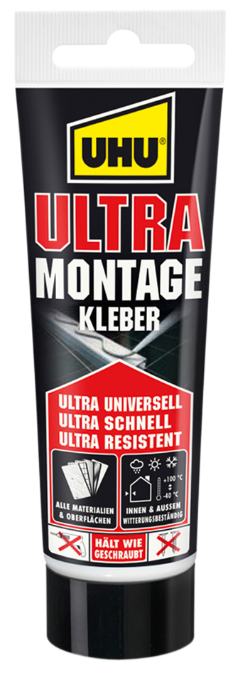 UHU Montagekleber Ultra, lösemittelfrei, 100 g Tube von UHU