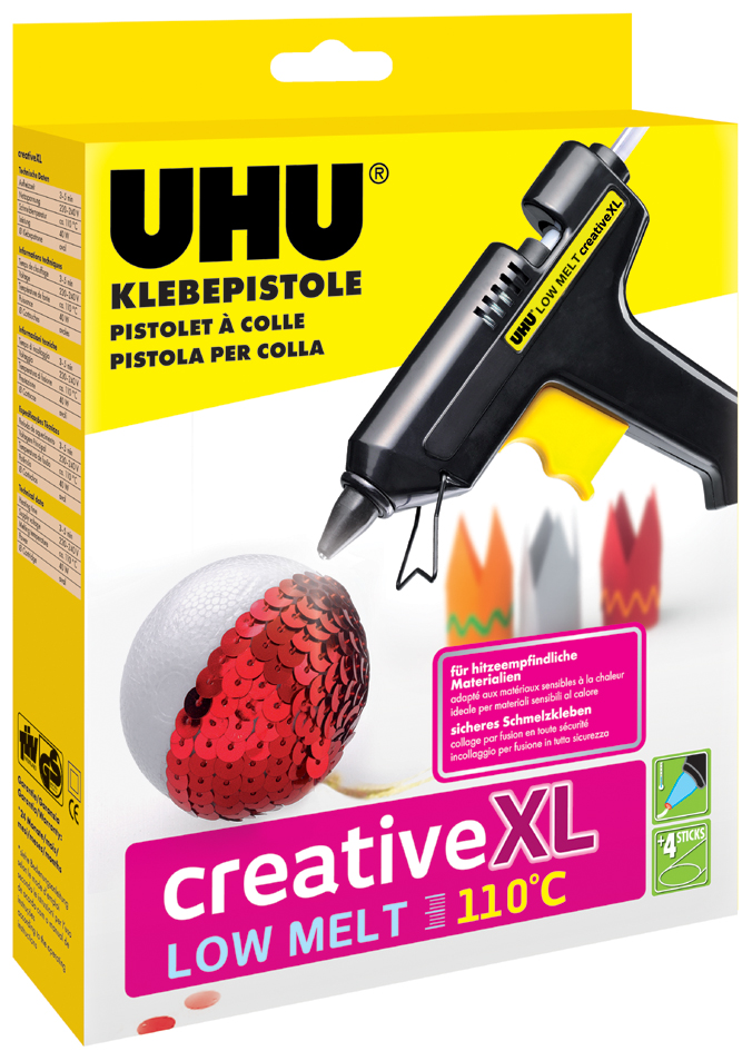 UHU Niedrigtemperatur-Klebepistole Low Melt Creative XL von UHU