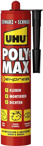 UHU POLY MAX EXPRESS Klebe- und Dichtmasse Herstellerfarbe Schwarz 47200 425g UHU POLY MAX EXPRESS Klebe- und Dichtmasse Herstellerfarbe Schwarz 47200 425g von UHU